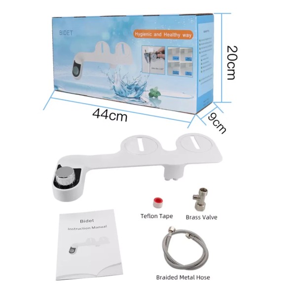 JAXSUNNY US Cold water bidet Dual Nozzle Self Cleaning Toilet