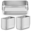LIANYU 16 Pack 9x5 Inch Loaf Pans for Bread Baking,