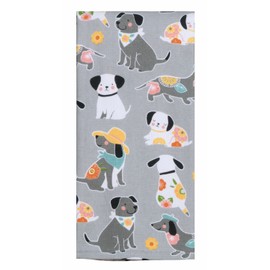 Kay Dee Designs Set of 2 DOG PATCH Puppy Dogs Terry Kitchen Towels by Kay Dee Designs