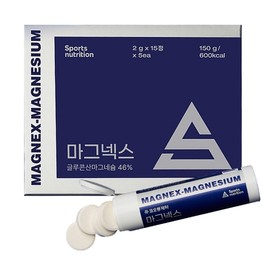 [Kolon] Magnesium Magnex (75 tablets of 2g), nutritional supplement for test takers to recover from eye twitching and fatigue, 1 unit / [코오롱] 눈떨림 피로회복 수험생 영양제 마그네슘 마그넥스 (2g 75정) 1개