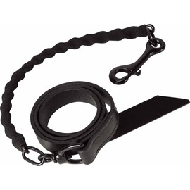 Weaver Leather Brahma Webb Covered Chain Cattle Lead, Black