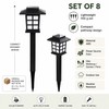Solar Pathway Lights for Outdoor Walkways – 8-Pack Waterproof LED