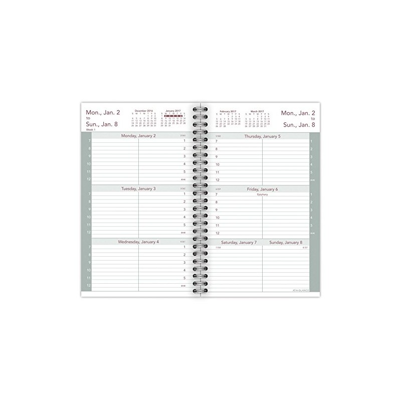 At-A-Glance – Calendario semanal planificador 2017 Recambio para 70 –