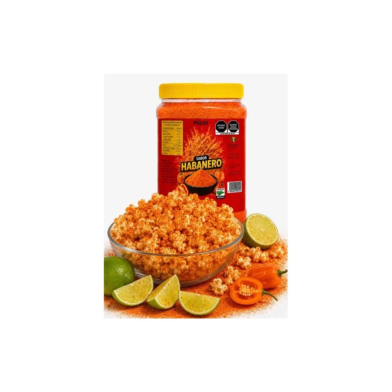 Polvo Sazonador Habanero 1 Kg El Toque Picante