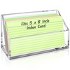 5x8 Index Card Holder, Clear Acrylic 5x8 Index Card Organizer
