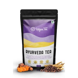 Udyan Tea Ayurveda Healing Herbal Black Tea - 100g (50 Cups) | Blended with Turmeric, Ginger & Clove | Supports Immunity & Relieves Cold Symptoms