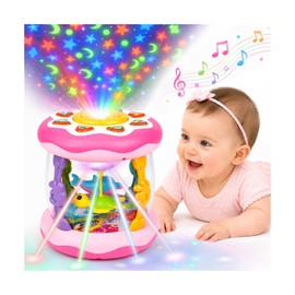 Baby Girl Toys 0-6 Months: Ocean Rotating Projector Musical Light Up Toy