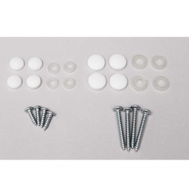 Knape & Vogt John Sterling CD-0047 Closet Pro Shelf Bracket Mounting Screws, White
