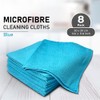 FABRIO Microfibre Cleaning Cloth - Blue - 30cm x 30cm