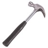 1x Black 8oz Tubular Steel Claw Hammer - Home Nail