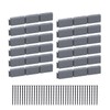 AGTEK Garden Edging 16FT Landscape Edging Kit 2.75 Inch Height