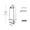 WGV Geometric Terrarium, Width 4", Height 11.5", Clear DIY Succulent