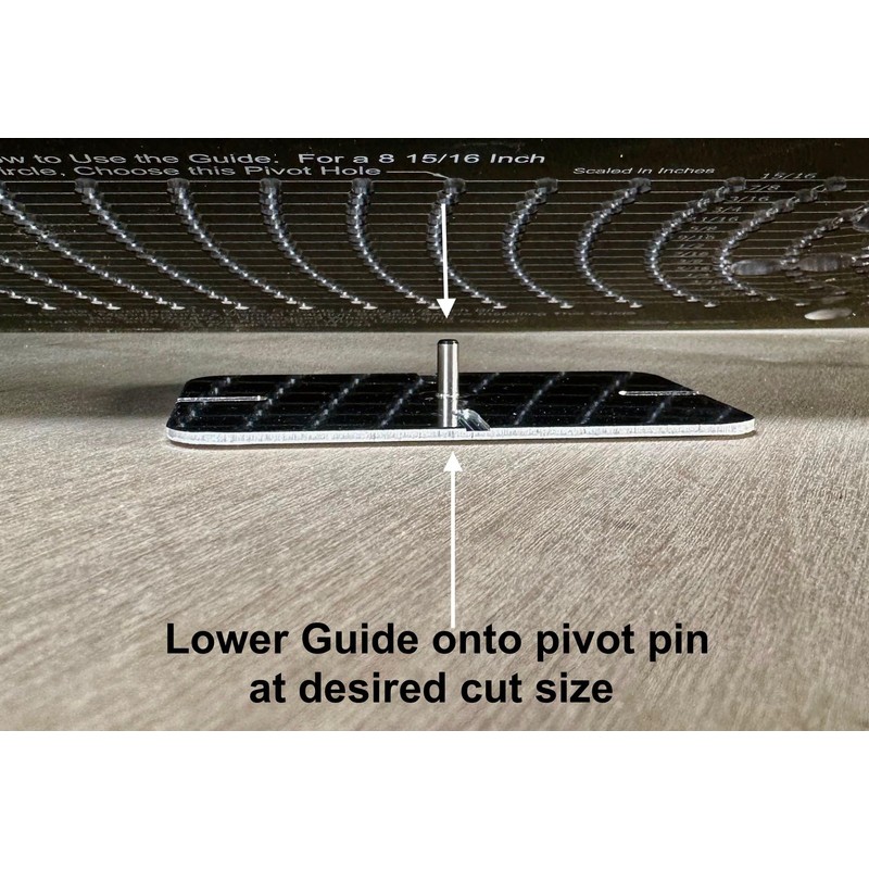 Jasper M350 Blemish-Free Pivot Plate – Router Circle Jig Accessory