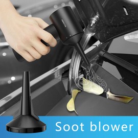 REIKIYA Compressed Air Duster,Speed of 118000RPM Electric Air Duster Portable Air Blower Portable Vacuum Cleaner, Mini Hand Held Portable for Keyboard Car Home