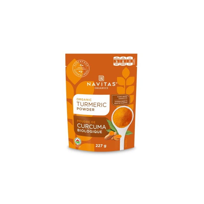 Navitas Navitas Organics Turmeric Powder, 227g Bag, 227 Grams