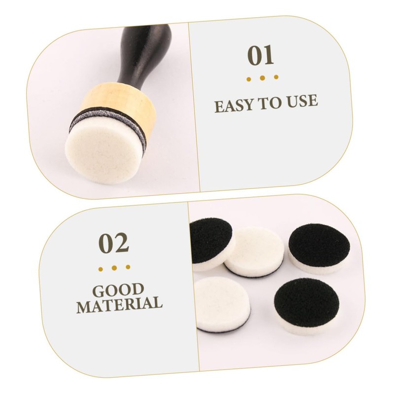 jojofuny 1 Set Sponge Stamp for Painting Handles Blending Sponges