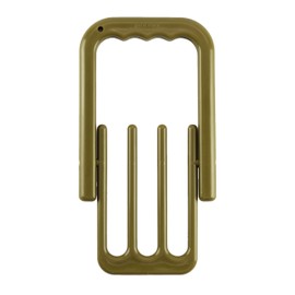 JACK PYKE Foldable Game Bird Carrier - Lightweight Plastic Hunting Carrier with Ergonomic Handle, Buckle Closure, Compact Foldable Design, Capacity 40 Pounds - Green