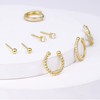 Gold Earring Sets for Multiple Piercing | 14K Gold Plated