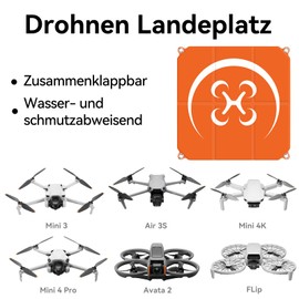 DJI Drone Landing Area 55 cm / 22 Inches, Double-Sided Waterproof Foldable Landing Platform for DJI Mini 4K / Neo / Mini 4 Pro / Flip / FPV Drone
