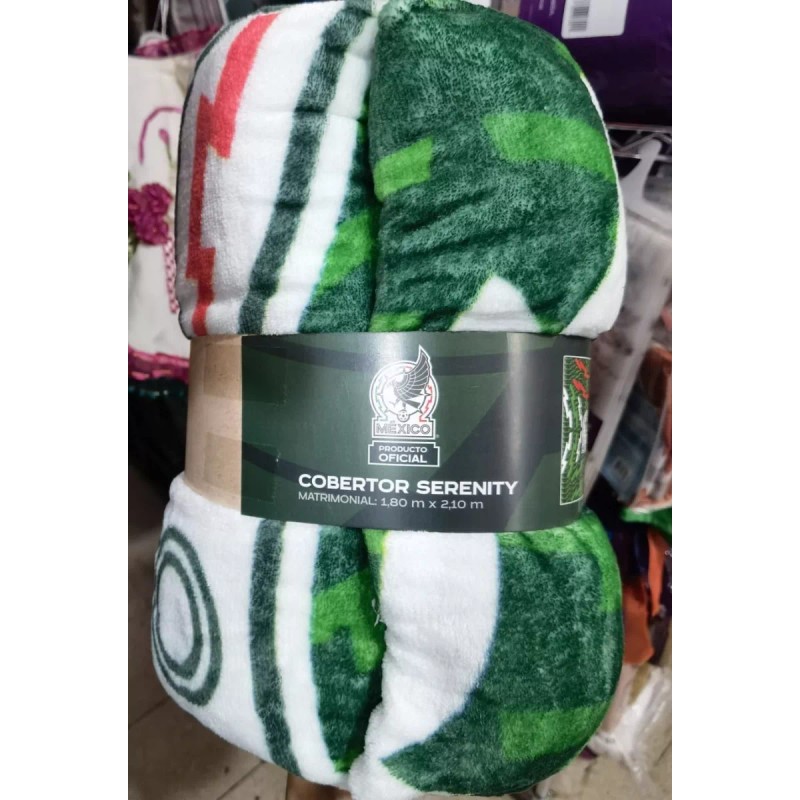 Providencia Cobertor Frazada Matrimonial Selección Mexicana -providencia