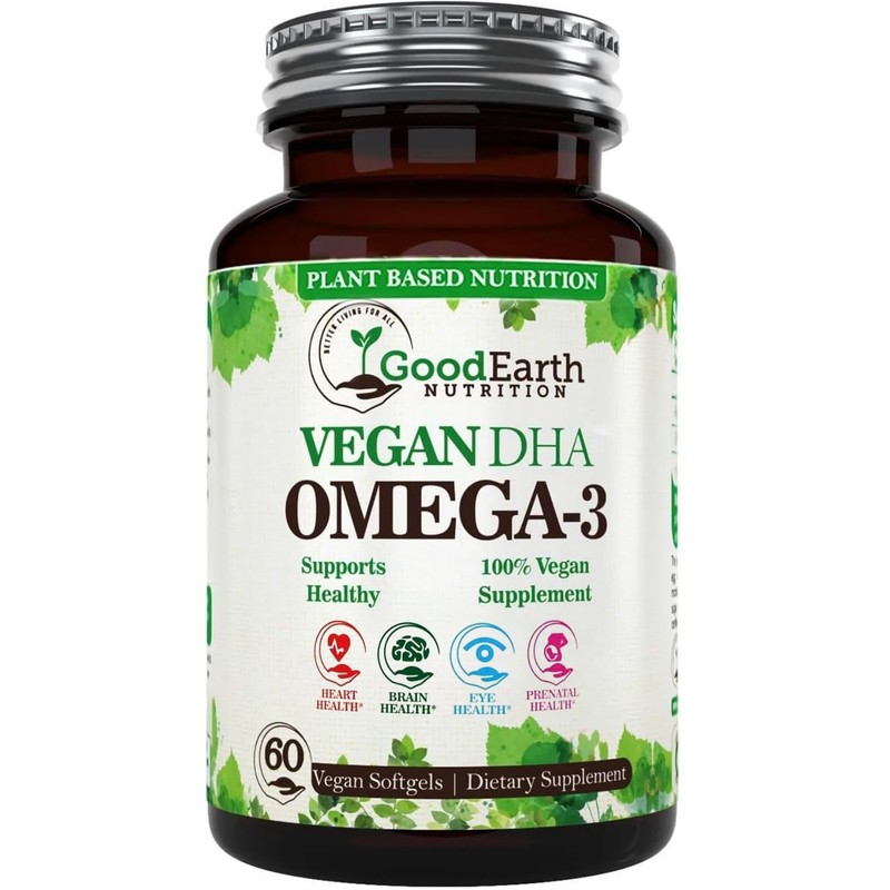 Vegan Omega 3 - Potent Plant Based Algal DHA derived