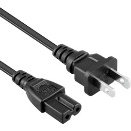 AC in Power Cord Outlet Socket Cable Plug Lead Compatible with Directv DTV Receiver Box Standard Definition D10 D11 D12 R15（DO-Flat Square）