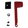 Architectural Mailboxes Plastic Mailbox Flag Replacement Kit, Red