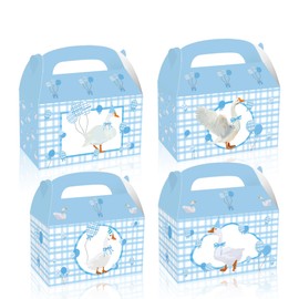 12Pcs Farm Animal Party Favor Boxes, Farm Animal Swan Birthday Party Gift Candy Box Handheld Paper Box, Farmhouse Theme Barnyard Treat Gift Boxes Ideal for Farm Birthday Decor