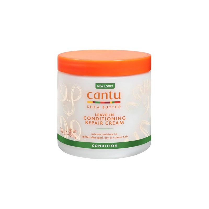 Cantu Shea Butter Leave-In Conditioning Repair Cream, 16 Ounce