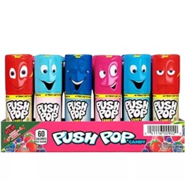 Push Pop Candy Assorted Flavor Lollipops (0.5 oz., 24 ct.)