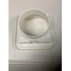 D&W 4 1/2" Back Hole White Sewer Hose Hatch Cover