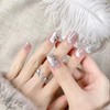 BIBII Nails Handmade Nail Tip Seal, Plain, Short, 3D Claws,