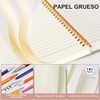 4 Pieces Cuadernos De Espiral, Libreta De Notas A5, Cuaderno