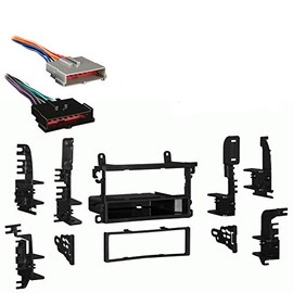 Compatible with Nissan 240SX 1995 1996 1997 1998 Single DIN Stereo Harness Radio Install Dash Kit Package