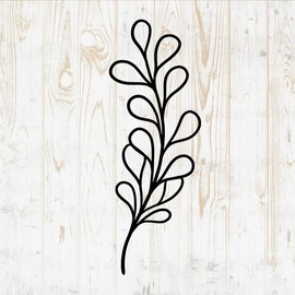 Flower Bouquets Wall Decals - Flower Bouquets Wall Stickers - Minimalistic Minimalist Floral Botanical Leaves Branches Silhouette - Car Window Tumbler Laptop Bedroom Room Home Decor DWSV13158