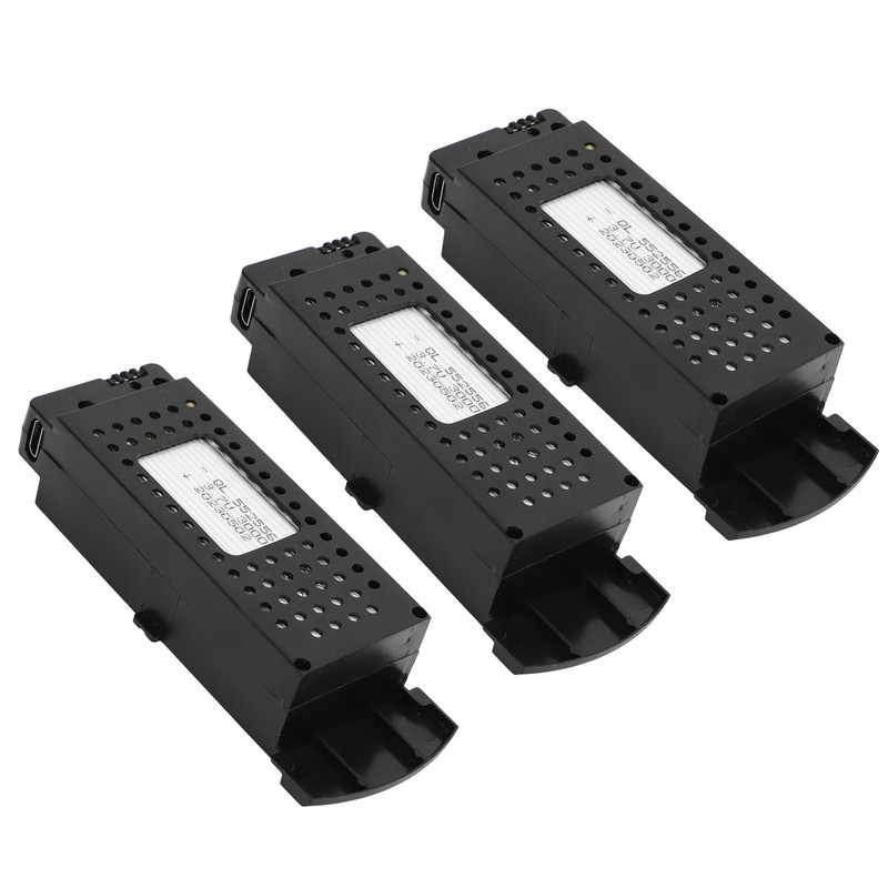 3 Pcs Lithium Battery for Remote Control Aircraft 3000mAh RC