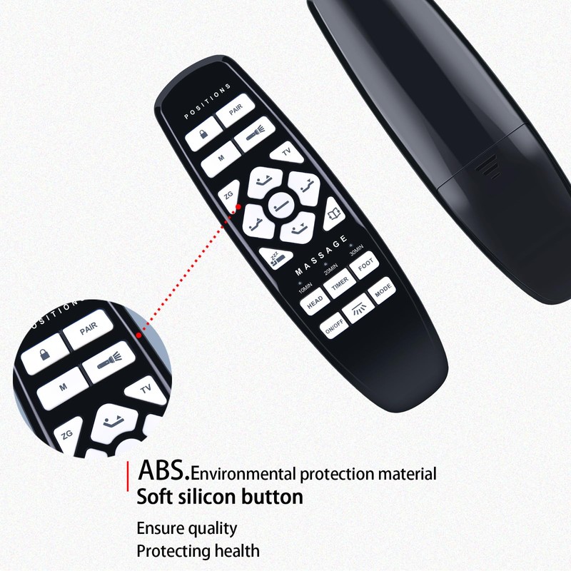 PZL Replacement Remote Control for GhostBed Okin RF.27.19.02, for Fromann