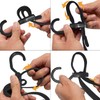 MARRTEUM 40 Inch Flat Adjustable Bungee Cords with Hooks Heavy