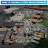 Metal Stair Step Stringer, 3 Step Steel Stair Riser for