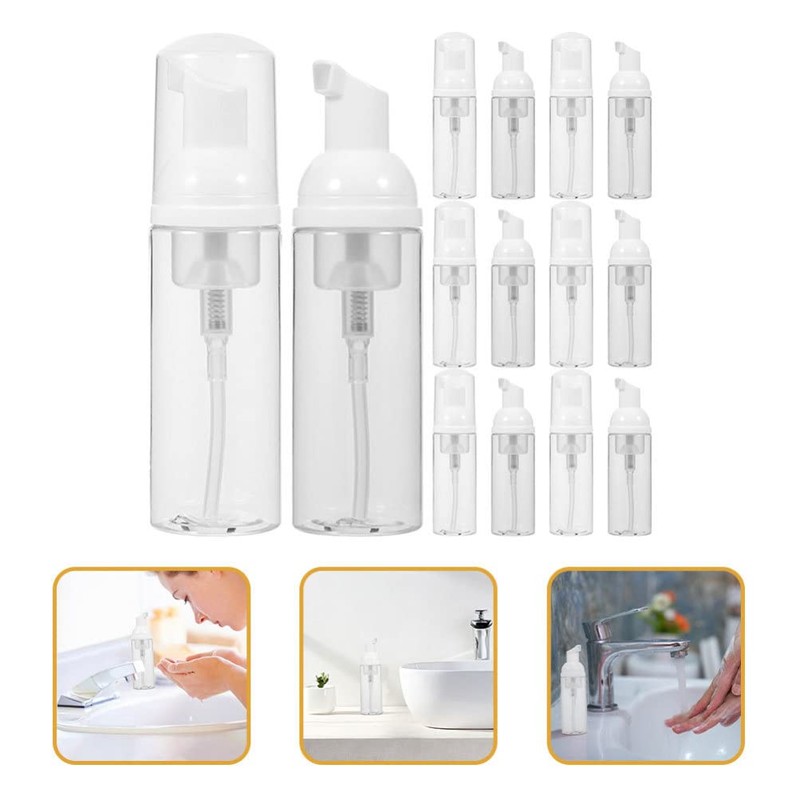 Frcolor Froth Pump Bottles 60ml Frothing Pump Bottles 20pcs Empty