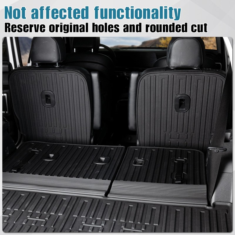 JOULARISE Kick Mats Backrest Mats for 2020-2024 2025 Kia Telluride