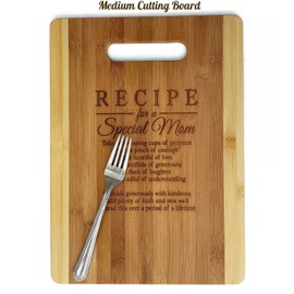 Core Kitchen 11 in. W x 14 in. L Beige Bamboo Cutting Board