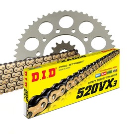Chain Set DID 520 VX3 Compatible with Suzuki GS 500 E GM51B 1989-1993