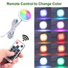 AIBOO RGB LED Cabinet Lighting Set of 6, 12 V