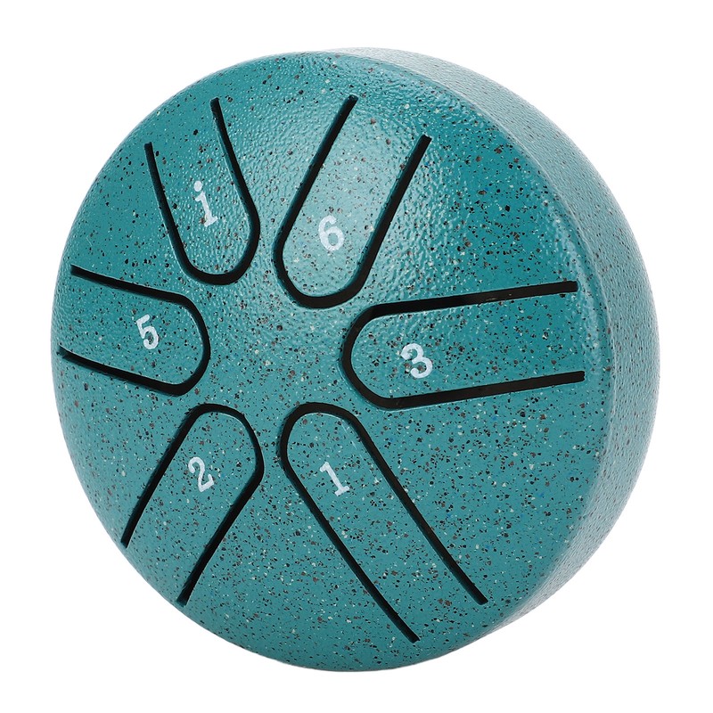Mini Steel Tongue Drum 3 Inch 6 Notes Worry Free