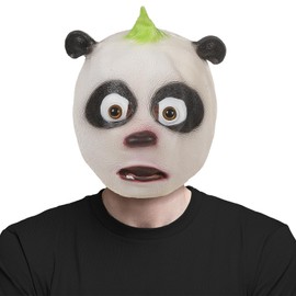 Adranly Panda Animal Mask Latex Disguise Party Animal Mask Halloween Cosplay