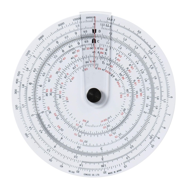Concise 100829 Ruler Circular Calculator 300