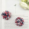4th of July Hair Bow Clips Patriotic USA American Flag