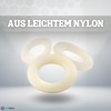 PROTECH Pack of 100 Polymer Washers M5 DIN 125 Polyamide