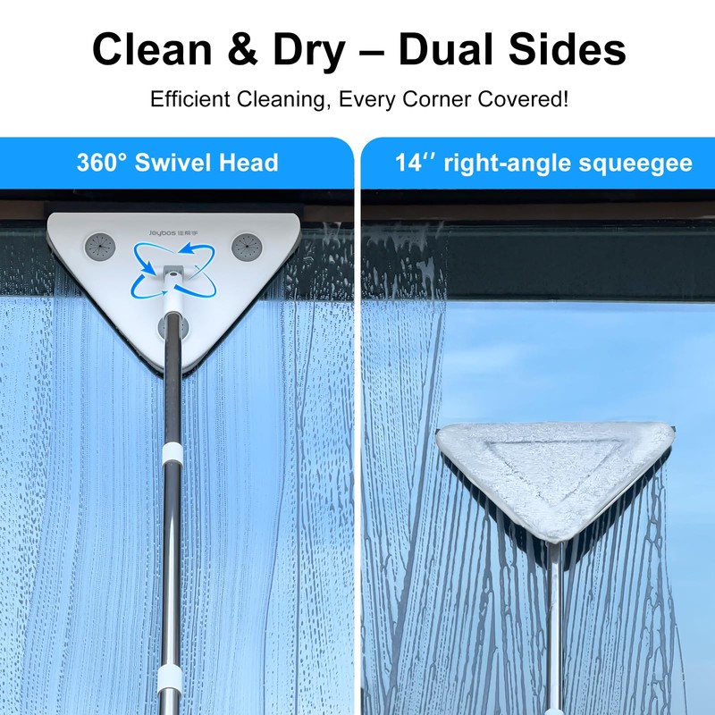 CTIME 78'' 3 in1 Professional Window Squeegee & Wall Mop